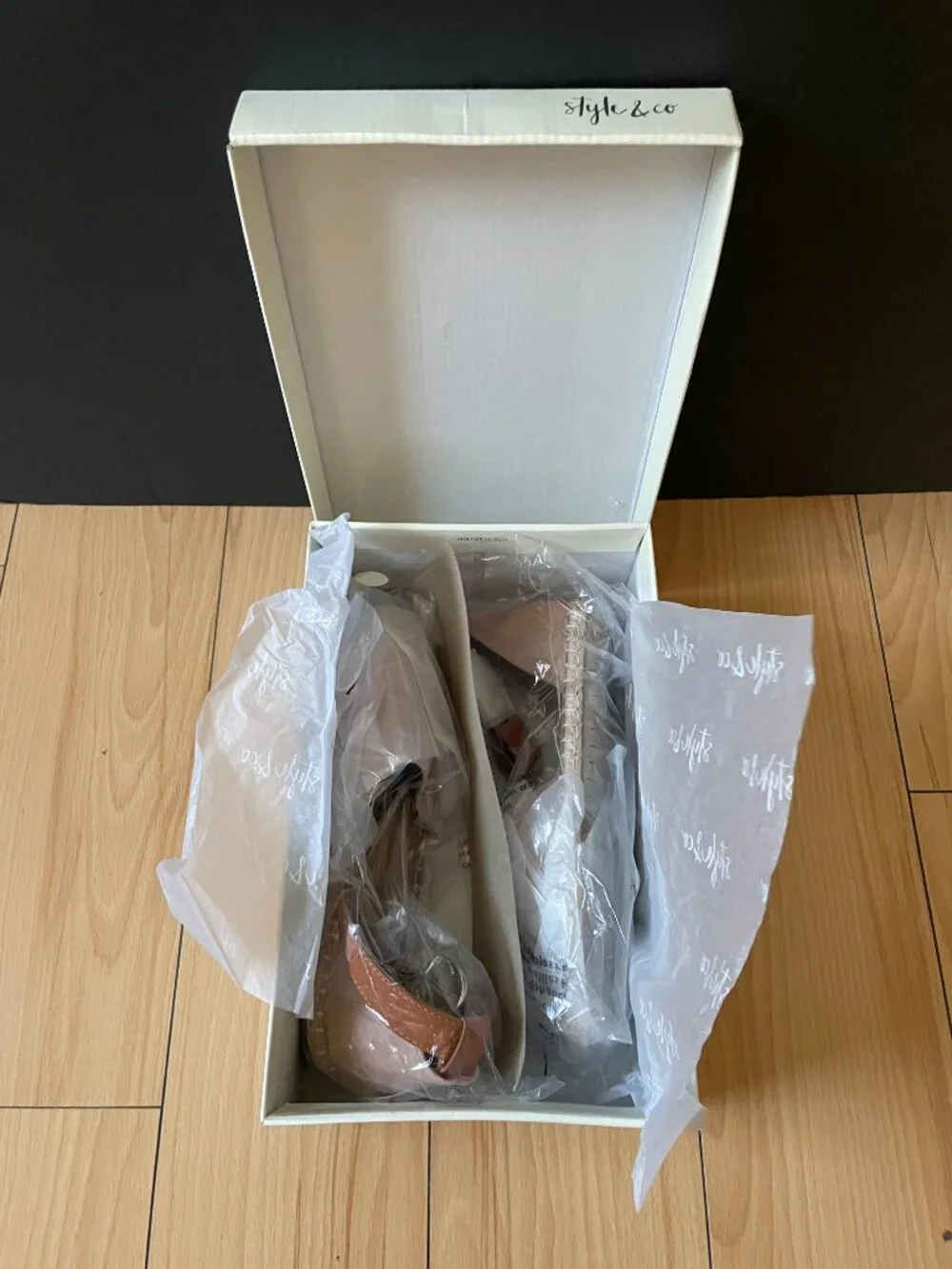 Style & Co. Blush pink Espadrilles with ankle wrap ties